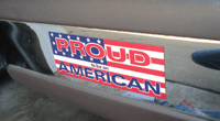 Proud to be an American Bumper Magnet